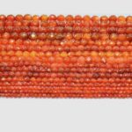 CORNALINA FACETADA 4MM A 10MM