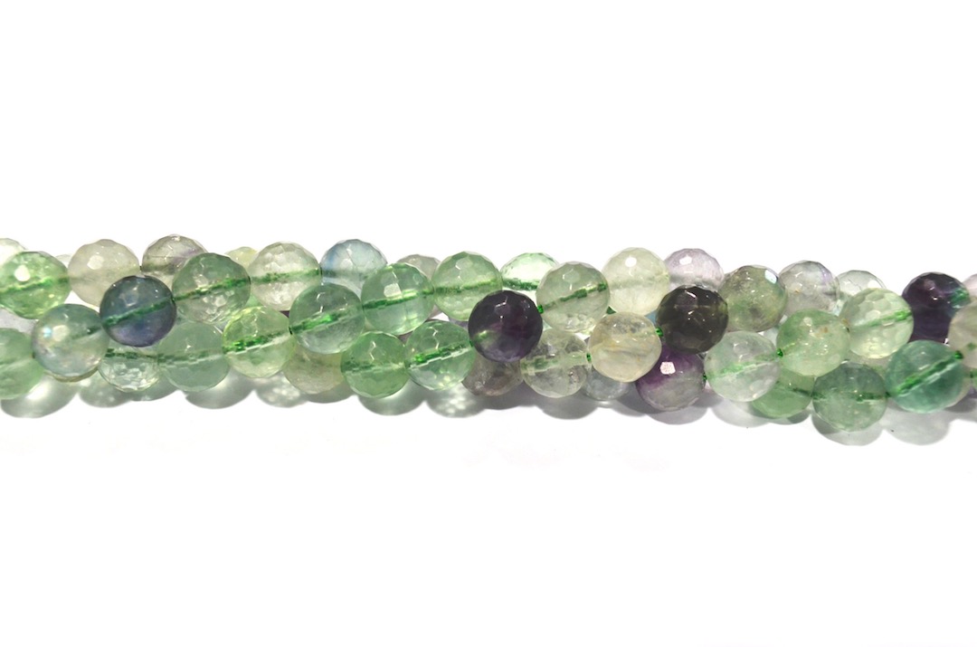 117138 FLUORITA FACETADA 10MM A 12MM - Imagen 1