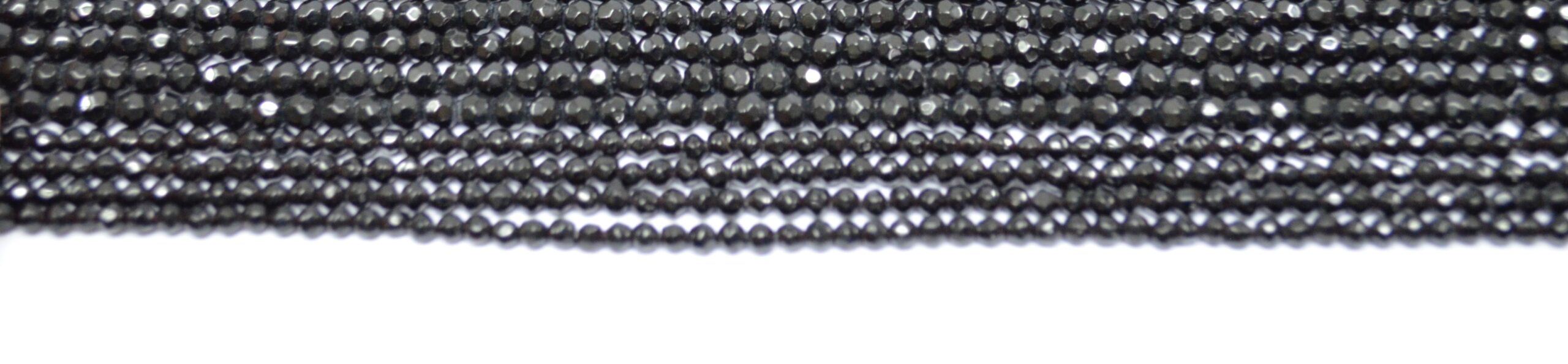 121500 121501 JADE NEGRO FACETADO 3MM A 4MM - Imagen 1