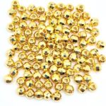 BALIN FACETADO DORADO 3MM A 8MM