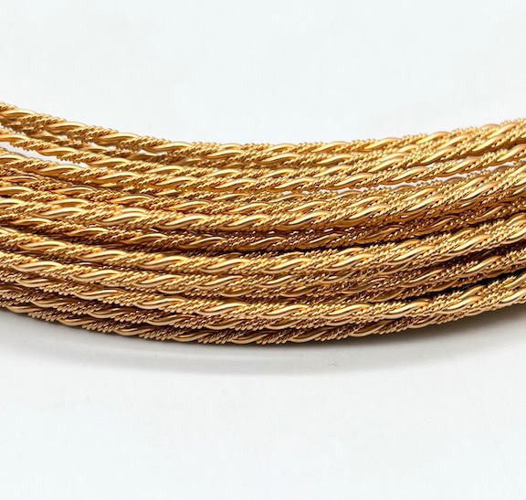 402060 ALAMBRE GOLD FIELD 14/20 LISO CON CADENA - Imagen 1