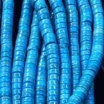 TURQUESA CAUCHO RECTO  4MM A 8MM