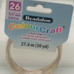 ALAMBRE PLATEADO MATE COLOURCRAFT 20  AL  26
