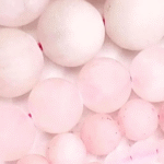 CUARZO ROSADO 4MM A 10MM OPACO