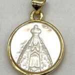 DIJE VIRGEN DEL VALLE REDONDO 17MM