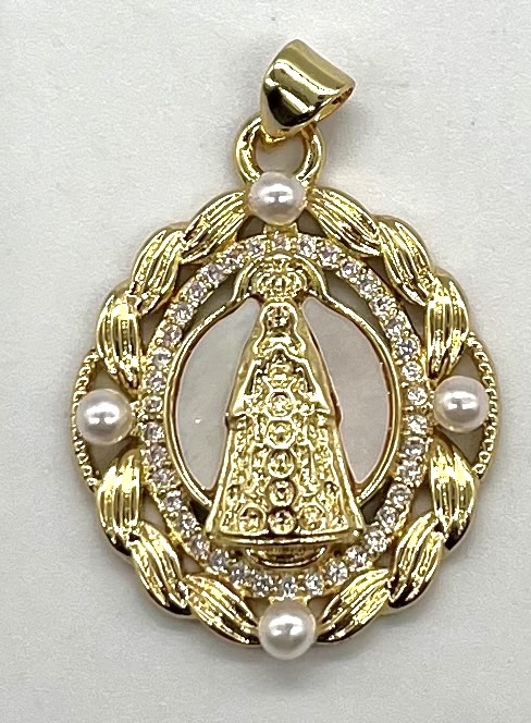 200393 DIJE VIRGEN DEL VALLE 23 X 25 MM - Imagen 1