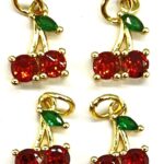 DIJE CEREZA CRISTAL