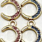 DIJE ZINC LUNA CRISTAL