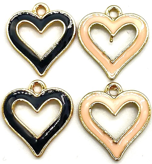 202571 DIJE ZINC CORAZON HUECO - Imagen 1