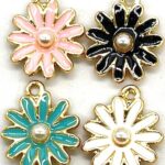 DIJE ZINC FLOR PERLA