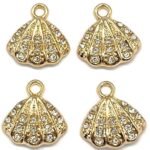 DIJE ZINC CONCHA CRISTAL