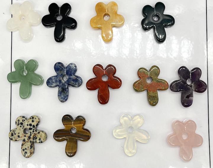 202360 DIJES DE PIEDRA FLOR - Imagen 1