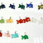 DIJES DE PIEDRA NATURALES SILUETA DELFIN 25MM X 15MM