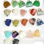 DIJES DE PIEDRA NATURALES SILUETA CARTERA 25MM X 22MM